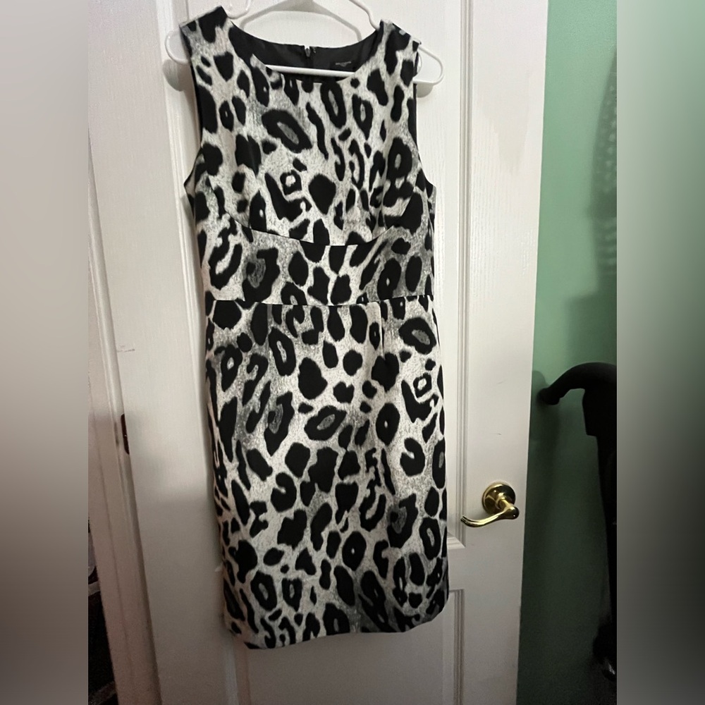 Ann Taylor Leopard Dress Size 8